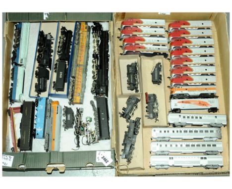HO Gauge Scale American Outline Locos &amp; Rolling Stock.  Rivarossi 4-8-8-4 Articulated Big Boy and Rivarossi Fairbanks-Mor