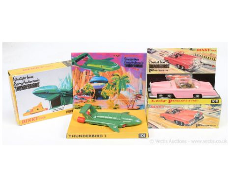Dinky 100 "Thunderbirds" Lady Penelope's FAB 1 - finished in pink including roof slides, gold interior with "Lady Penelope an