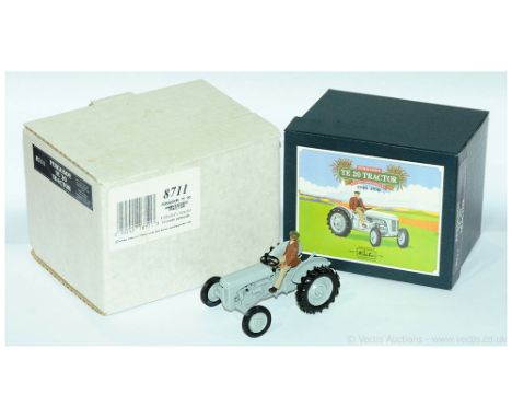 Britains 8711 Ferguson TE20 Tractor - Limited Edition finished in grey including hubs with figure driver - all contained in a