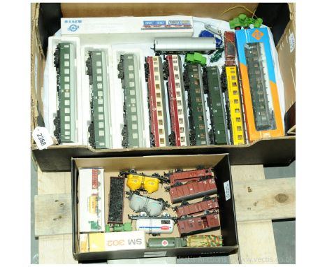 Continental Outline HO Gauge Scale Rolling Stock by various manufacturers including Liliput, Roco, Fleischmann etc - both coa
