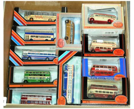 EFE (Exclusive First Editions) a group of (1/76th scale) Buses to include 16203 Bristol "Royal Blue"; 16101 Leyland "Wigan Co