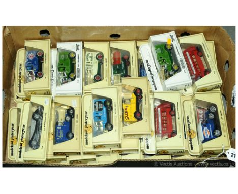 Matchbox Models of Yesteryear a group to include; Y12 Ford Model T; Y5 Talbot Van; Y23 AEC Bus; Y3 Ford Model T Tanker, plus 