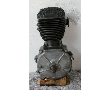A Raleigh engine, 598 cc, number LSO 32 RAL 1753 598 cc.