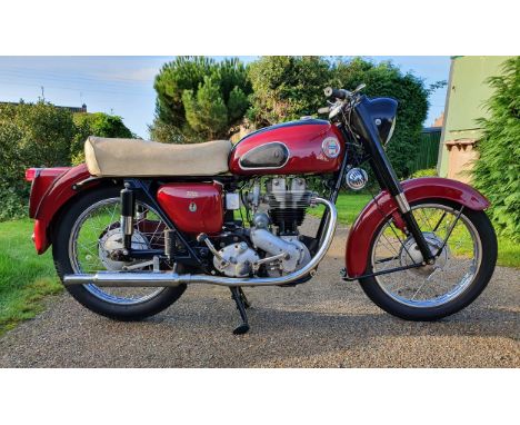 1959 Ariel Red Hunter, 350 cc. Registration number 839 DPT 9non transferrable). Frame number CAPR 14160 (see text). Engine nu