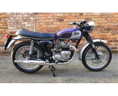 1971 Triumph T100T, 490cc. Registration number EYE 234J. Frame number T100T DD 49242. Engine number T100T DD 49242. Competiti