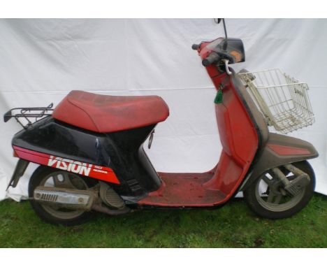1986 Honda Vision, 49 cc. Registration number C43 MFW. Frame number AF091170144. Engine number AF05E 7170267. The NH series o