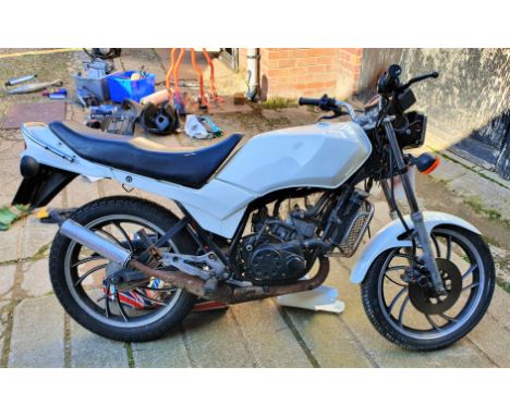 1985 Yamaha RD125 LC Mk I, project, 123 cc. Registration number B300 DGL. Frame number 18A 103691. Engine number TBCThe RD125