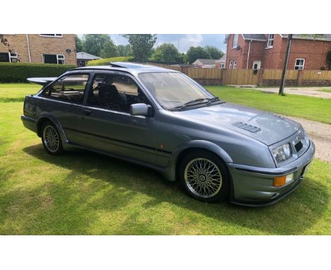 1986 Ford Sierra RS Cosworth, 1993 cc. Registration number D507 UGF. Chassis number WFOEXXGBBEGA00252. Engine number GA00252.