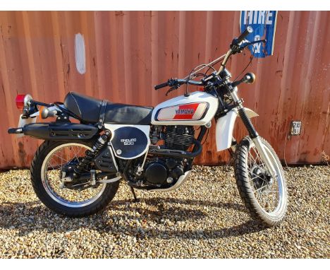 1978 Yamaha XT500, 497 cc. Registration number BGN 638S. Frame number *1U6 - 004514. Engine number * 1U6 - 152967* (see text)