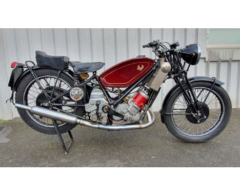 1936 Scott Flying Squirrel, 600 cc (see text). Registration number JAS 226 (non transferrable, formerly EPE 288). Frame numbe