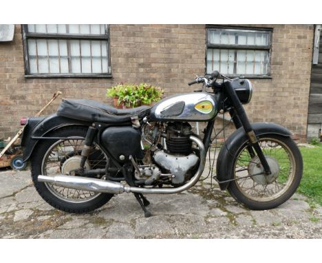 1961 BSA Sooting Star, 500 cc. Registration number 386 APY. Frame number GA7 18660. Engine number CA7 SS 8968. BSA introduced