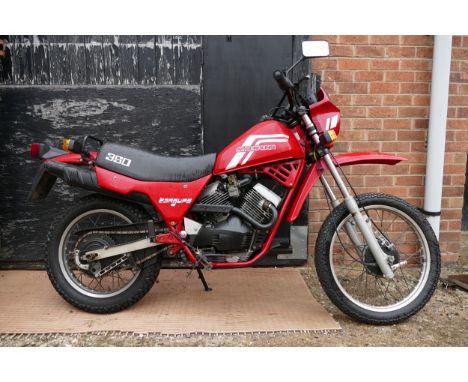 c. 1986 Moto Morini Kanguro 350 cc. Registration number not registered. Frame number E3 13 - 0339264. Engine number TBC. Befo