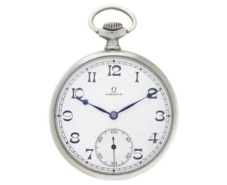 Case: steel - manual winding - condition: good - diameter: 48 mm - plexiglass - Estimated value: € 100 - € 150.
