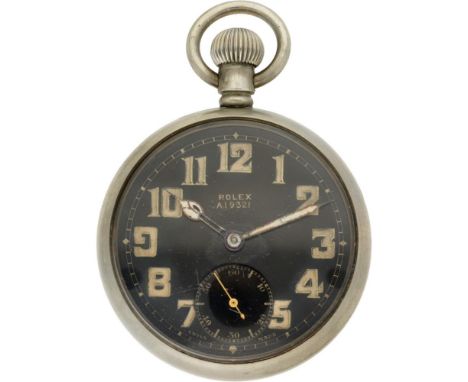 Case: steel - manual winding - last service: unknown - condition: good - diameter: 49 mm - plexiglass - ref: A.19321 - Britis