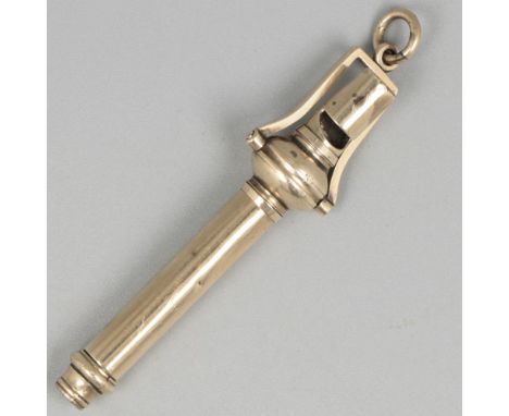Telescopic model with a flute on the other side. Sleek design, fitted with a holder for, for example, a chatelaine. Parker?, 