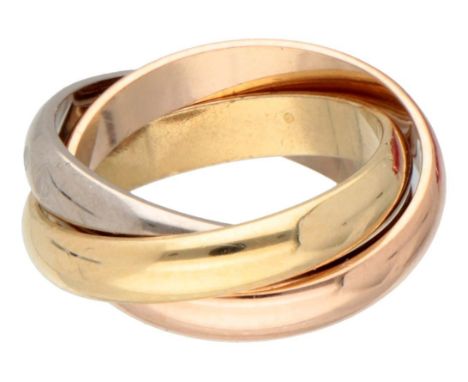 Hallmarks: © Cartier, Au750, maker's mark, St. Bernard dog head + B, scales 750. Serial number: BAP507. Including Cartier jew