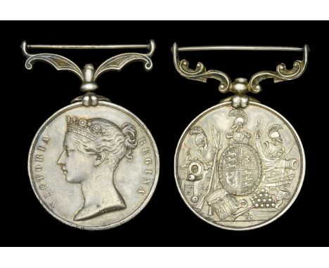 Pair: Sergeant A. Downie, 82nd Foot  Indian Mutiny 1857-59, no clasp (3803 Serjt. A. Downey [sic]. 82nd. Regt.) number, rank,