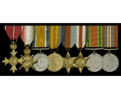 A Second War ‘North West Europe’ O.B.E. group of eight awarded to Colonel J. Marshall, Royal Engineers (Territorial Army), la