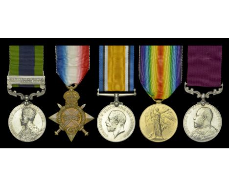 Five: Lieutenant R. Meynell, Supply and Transport Corps  1914-15 Star (Sub. Condr. R. Meynell. S.T.C.); British War and Victo