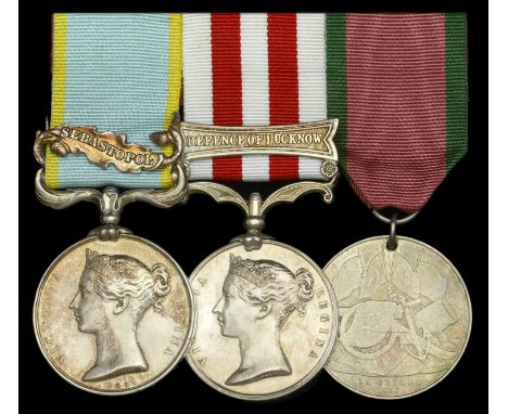 Three: Captain P. A. L. Phipps, 90th Foot, who was severely wounded during the Defence of Lucknow on 6 October 1857  Crimea 1