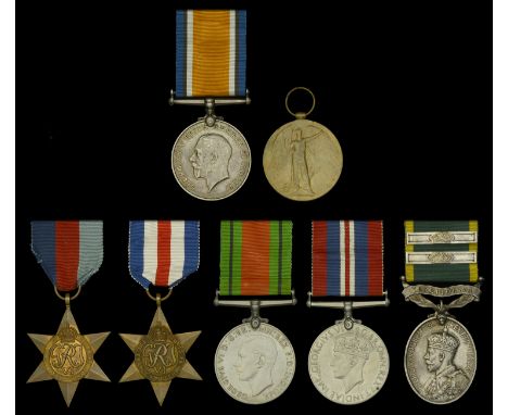 Family group:  Pair: Able Seaman J. Brown, Royal Naval Volunteer Reserve British War and Victory Medals (C.Z.4893 J. Brown. A