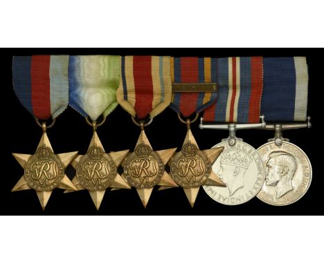 Six: Chief Ordnance Artificer Second Class W. A. H. Mooney, Royal Navy  1939-45 Star; Atlantic Star; Africa Star; Burma Star,