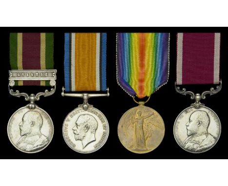 Four: Warrant Officer J. W. Pittman, Royal Fusiliers  Tibet 1903-04, 1 clasp, Gyantse (4351 Pte. J. W. Pittman. Ryl: Fus:) re