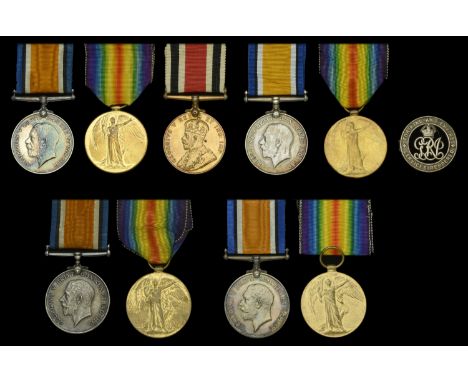 Three: Second Lieutenant A. M. Edwards, Leicestershire Regiment British War and Victory Medals (2. Lieut. A. M. Edwards.); Sp