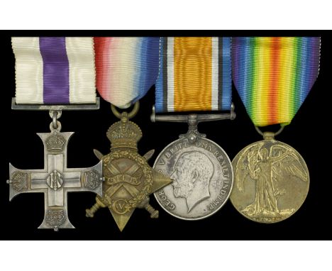 A Great War ‘Palestine 1918’ M.C. group of four awarded to Captain E. J. Smith, 13th London Regiment, late 10th Royal Fusilie