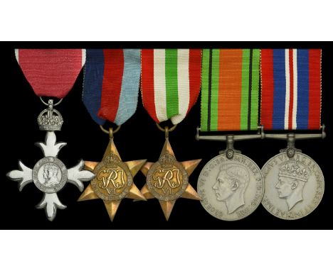 A post-War M.B.E. group of five awarded to Captain R. E. Scott, Royal Signals, later Government Communications Headquarters  