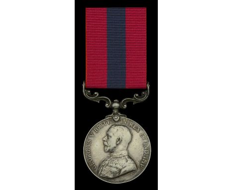 A Great War ‘Western Front’ D.C.M. awarded to Corporal G. T. Bevan, Manchester Regiment and Machine Gun Corps  Distinguished 