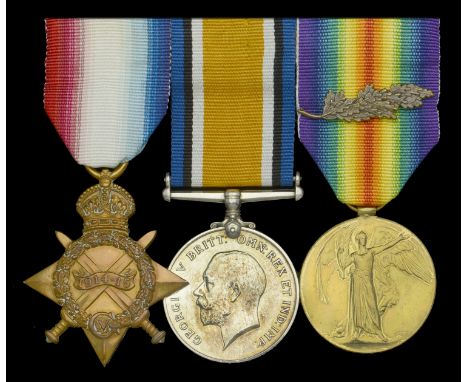 Three: Lieutenant R. B. Shepherd, Royal Scots, later Labour Corps  1914-15 Star (200412 Pte. R. B. Shepherd. R. Scots.); Brit