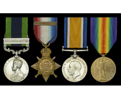 Four: Lieutenant-Colonel H. J. Jarrett-Kerr, Indian Army Service Corps  1914 Star, with clasp (Capt. H. J. Jarrett-Kerr, S. &