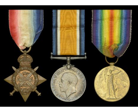 Three: Lance-Corporal J. Wilson, Durham Light Infantry, who was killed in action on the Western Front on 9 August 1915  1914 