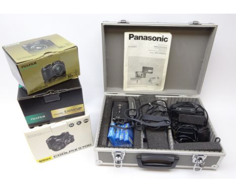 Nikon Coolpix 5700 digital camera, boxed with original accessories &amp; Nikon UR-E8 lens adapter (boxed), Fujifilm S8000fd b