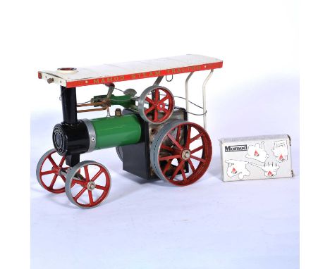 Mamod live steam tractor engine TE1A, no burner or steering rod.