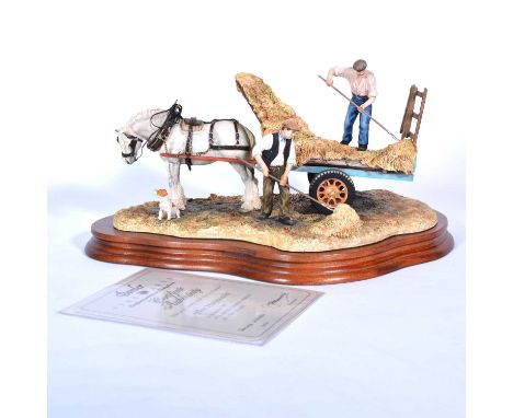 Border Fine Arts model, The Haywain, limited edition 941/1500, with certificate, length 30cm.