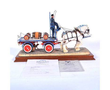 Border Fine Arts model, Gentle Giants, limited edition number 46/750, with certificate, length 38cm.