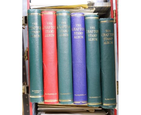 A large trunk of albums of World stamps with GB, Channel Is. and a small trunk of British Commonwealth, Royal events, USA (2 