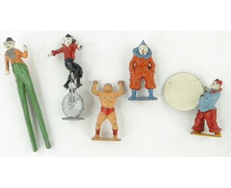 5 Charbens circus figures.