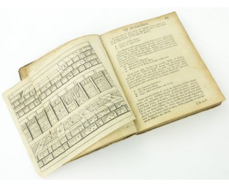 Andrea Palladio "The First Book of Architecture," 
illustrated, height 7.5".