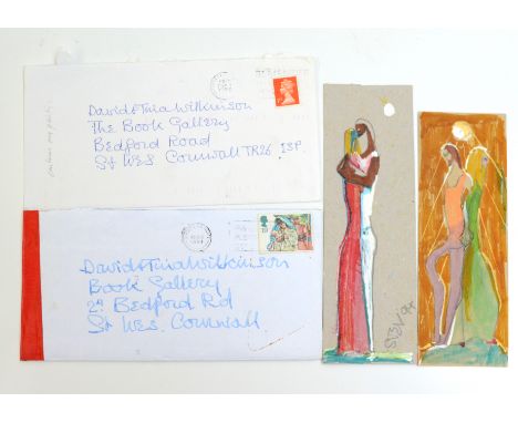 Sven BERLIN (1911-1999)Virgo and Virgo IMixed mediaOne signed and dated '94Both signed, inscribed to the back and dated '94 a