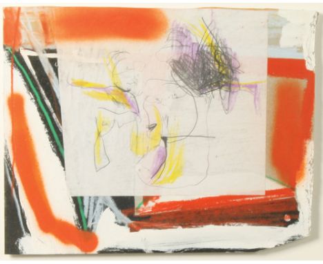 Arthur LANYON (1985) 'Pushka' Mixed media Signed and dated 2013 to the back 24 x 31cm (See illustration)
