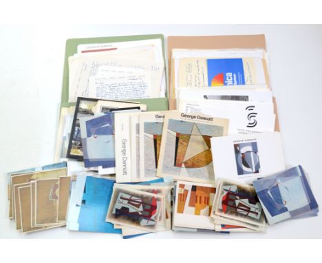 George DANNATT (1915-2009)A collection of books, letters, postcards and exhibition catalogues.Provenance:From the David Wilki