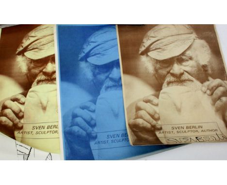 Sven BERLIN (1911-1999)Six Sven Berlin posters.One signed and dated '81.Provenance:From the David Wilkinson Collection. David