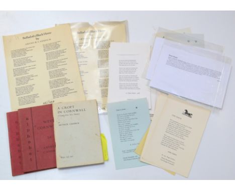 Arthur CADDICK (1911-1987)Two copies of the publication, Alphabet of West Cornwall, one of which is signed.Together with Ball
