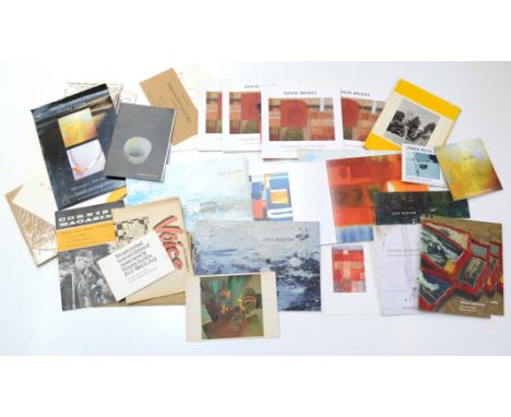 Michael BROIDOTwo Christmas cards, one collage and one watercolour, from Broido to Dennis Mitchell.Together with two copies o