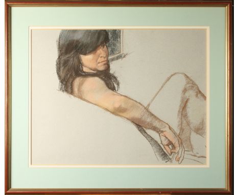 Ken SYMONDS (1927-2010) Hilary Mixed media 49 x 63cm