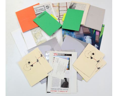 Various exhibition catalogues including Jeremy Annear, David Andrew and others.Provenance:From the David Wilkinson Collection