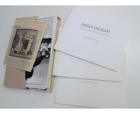 Bryan INGHAM (1936-1997)Sculpture and Related Prints & Drawings: Essay by John Russell Taylor.Three copies.Together with exte